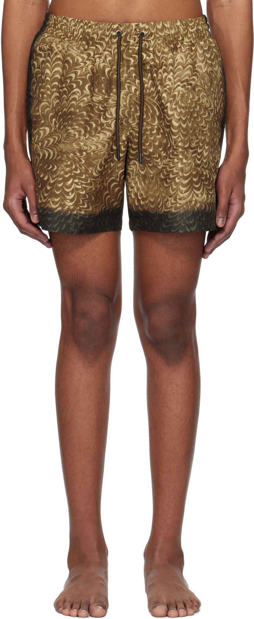 Kupaći kostimi Dries Van Noten Dries Van Noten Printed Swim Shorts Smeđa | 251-022500-1434