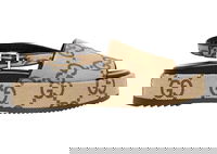 Angelina Supreme Platform 30mm Sandal Camel Canvas