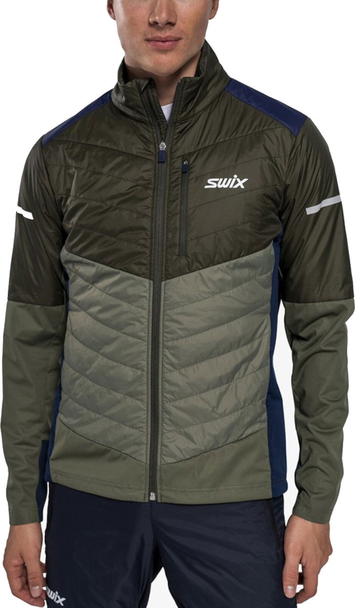 Pernata jakna SWIX Dynamic Hybrid Insulated Jacket Zelena | 10081-23-48101