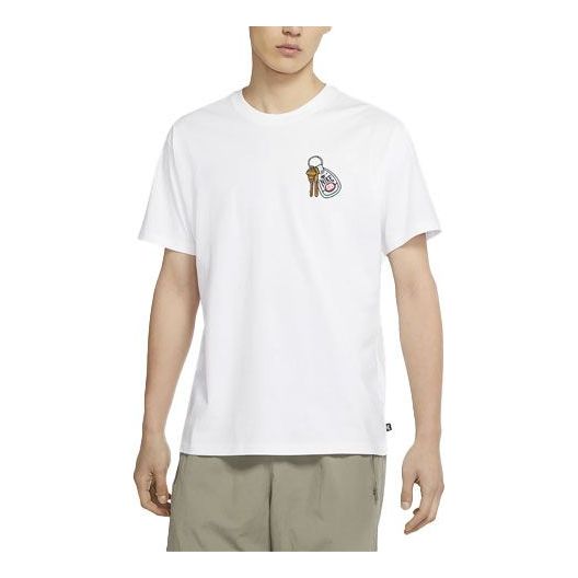 Majica kratkih rukava Nike SB Nike SB Keys T-Shirt Bijela | DD1307-100