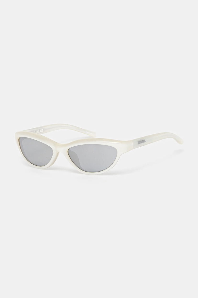 Sunčane naočale Jacquemus Jacquemus CURVO Sunglasses Bijela | JAC134C1SUN