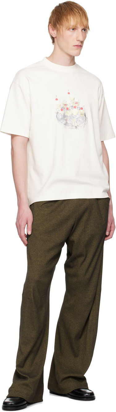 Majica kratkih rukava Drôle de Monsieur Drole de Monsieur Le Cocktails T-Shirt XXL Bijela | G-TS237-CO002-OW, 4