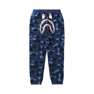 Trenirka BAPE Color Camo Shark Sweat Pants Tamnoplava | 1I30 152 008 NAVY, 0