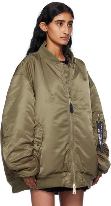 Bomber jakna VETEMENTS Vetements Alpha Industries Edition Cut-Up Reversible Jacket Zelena | UH76BO450GO, 1