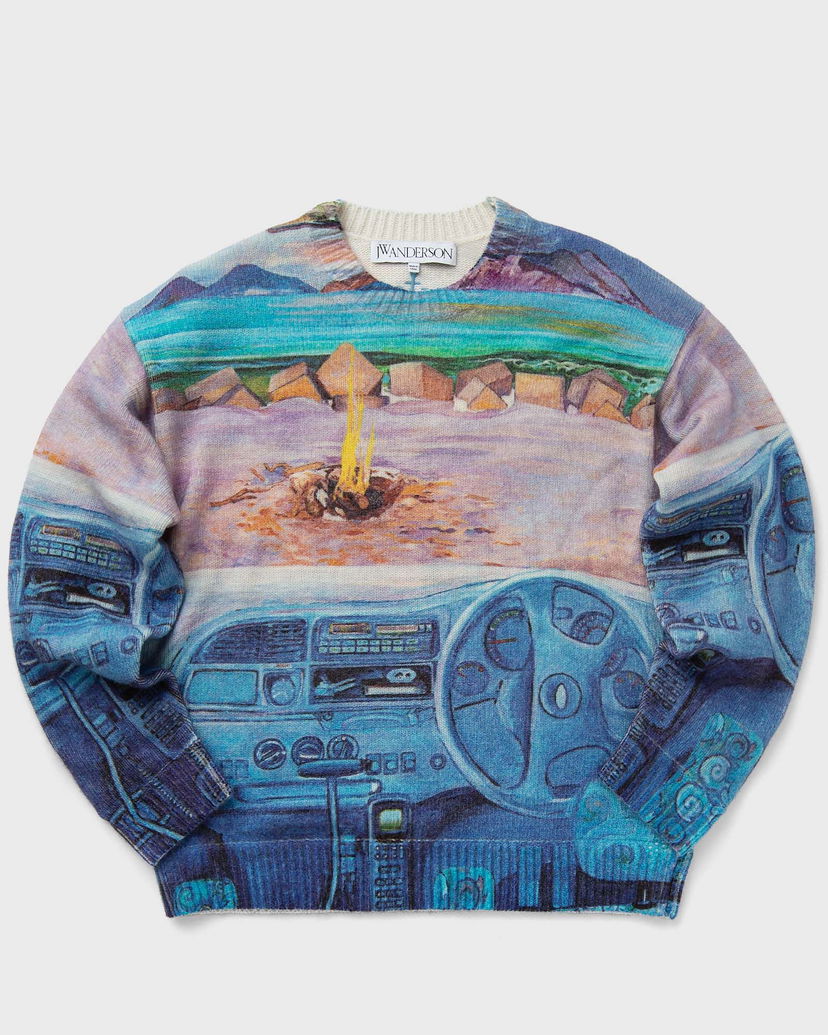 Džemper JW Anderson PRINTED JUMPER Plava | KW1222-YN0373-835