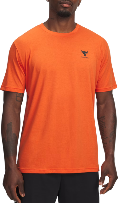 Majica kratkih rukava Under Armour Project Rock Simple Branded T-Shirt Narančasta | 1387797-844, 0