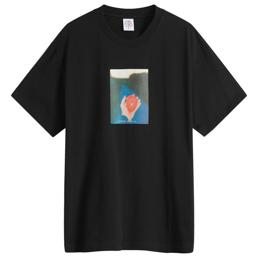 Majica kratkih rukava Polar Skate Co. Polar Skate Co. Heart in Hand Graphic Tee, Size Large Crna | PSC-SP25-15