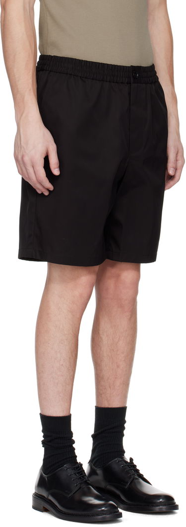 Kratke hlače AMI AMI Paris Twill Shorts Crna | HSO304.PA0007, 1