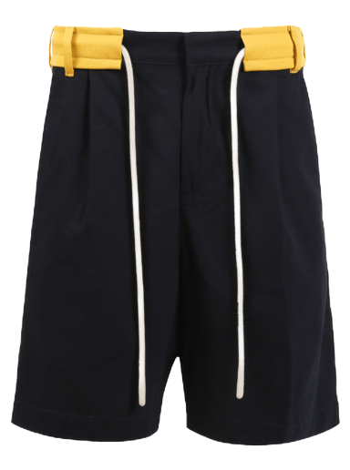 Kratke hlače Palm Angels Track Belt Shorts Tamnoplava | PMCB041S22FAB0014618