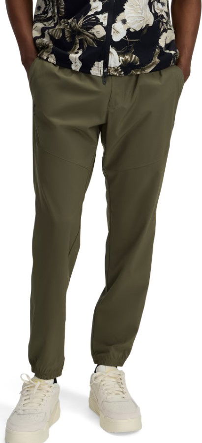 Trenirka Under Armour UA Vibe Woven Jogger Pants Zelena | 1386557-390