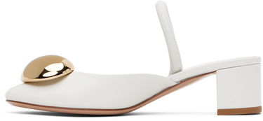 Tenisice i cipele Gianvito Rossi Sphera 45 Slingback Pumps Bijela | G95456.45RIC.NXF, 2