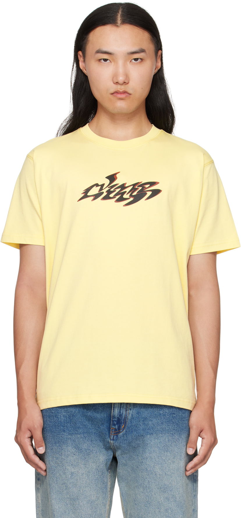 Majica kratkih rukava Dime Dime Disco T-Shirt Žuta | DIMEFA2559ICRE