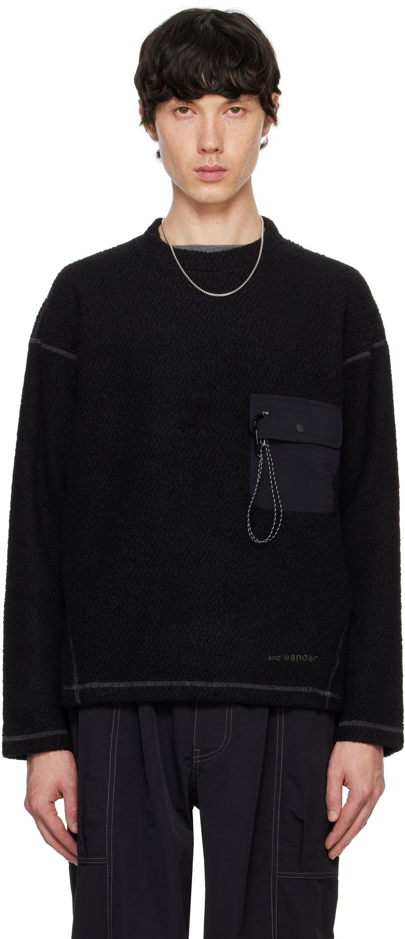Džemper and wander Crewneck Sweater Crna | 5744284147