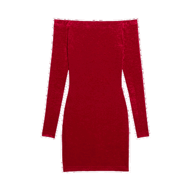 Haljina Balenciaga Cycling Mini Dress Crvena | 622246 TCV14 6105, 0