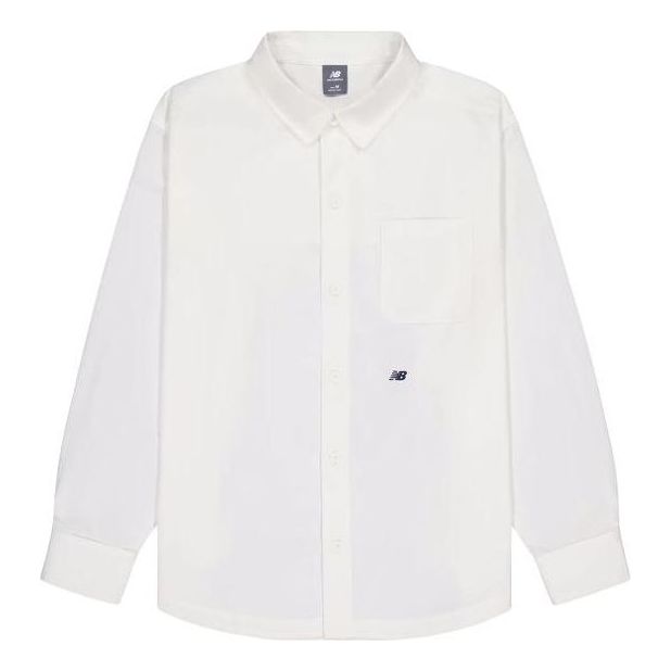 Košulja New Balance NBX Retro Button-Up Shirt Bijela | AMJ42328-CLI