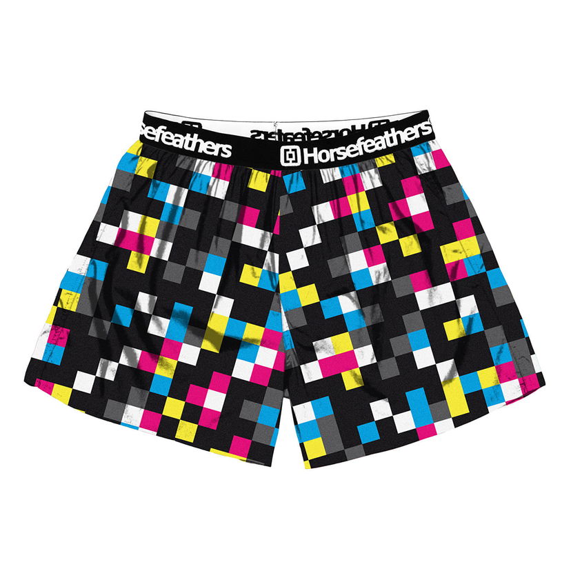 Bokserice Horsefeathers Frazier Boxer Shorts Cmyk Check Višebojno | AM166E