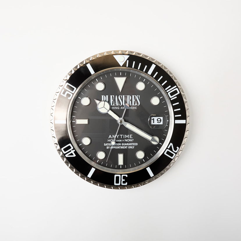 Satovi Pleasures Anytime Wall Clock Crna | P25SP051 BLACK