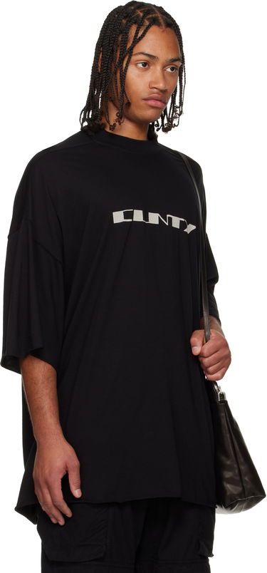 Majica kratkih rukava Rick Owens DRKSHDW Concordians Tommy Oversized Graphic T-shirt Crna | DU02E7259 RNEP2, 1