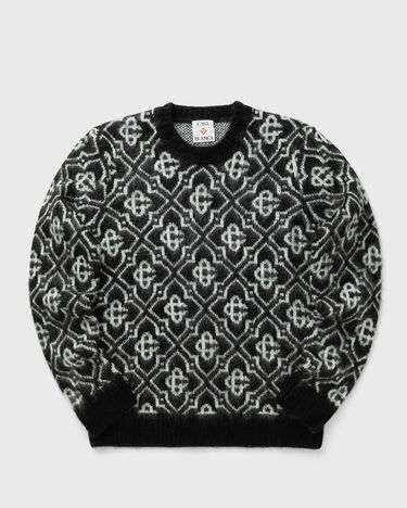 Džemper Casablanca Monogram Crewneck Sweater Crna | MPF25-KW-1004-02, 2