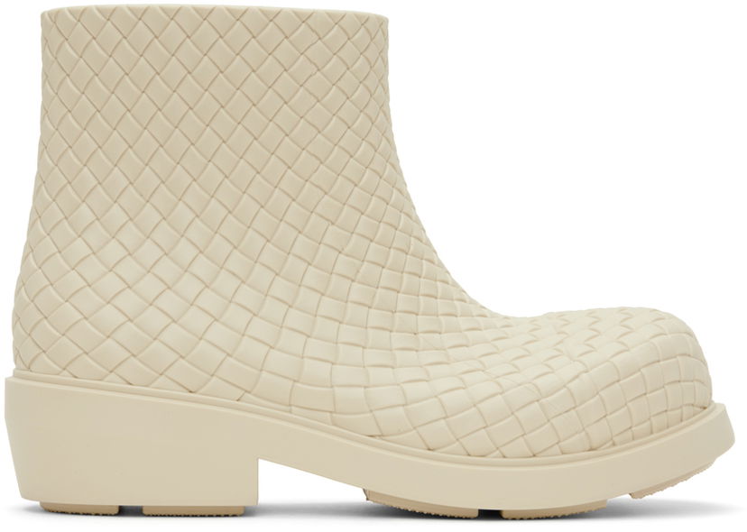 Odjeća Bottega Veneta Bottega Veneta Fireman Ankle Boots Bež | 764422 V3OE0