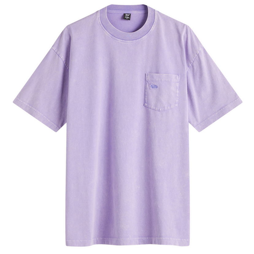 Majica kratkih rukava Patta Patta Basic Washed Pocket T-Shirt Ljubičasta | POC-BS25-1000-290-0022-175