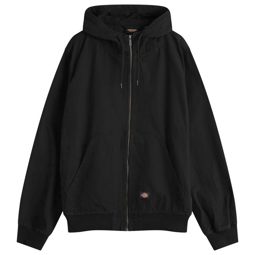 Vjetrovka Dickies Duck Canvas Hooded Jacket, Size Large Crna | DK0A4YQLC401-209