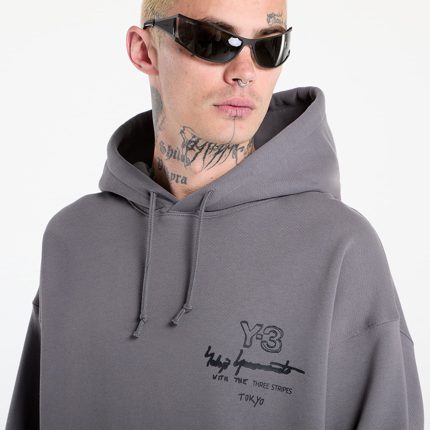 Dukserice Y-3 Y-3 M Merch Hoodie Siva | KB2605, 1