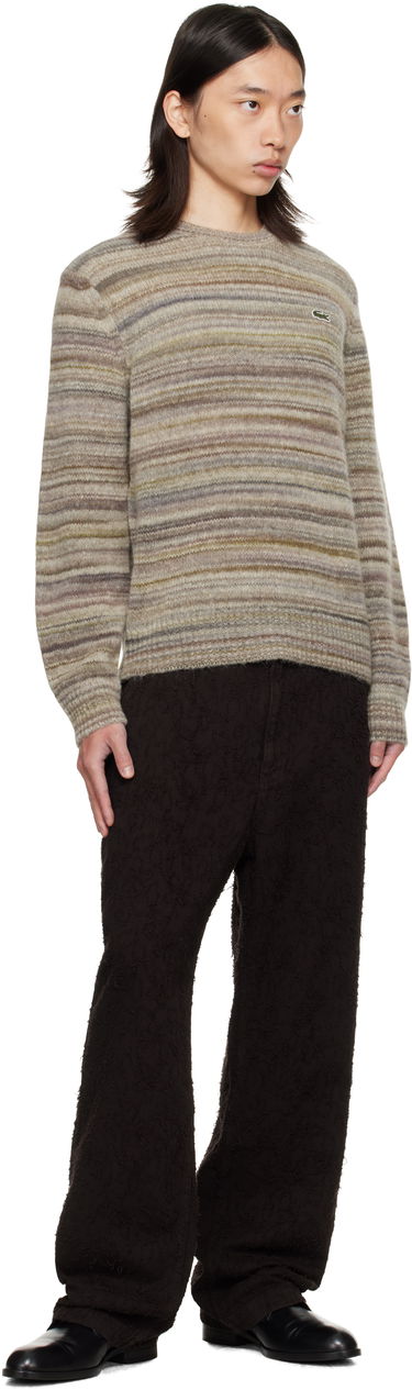 Džemper Lacoste Lacoste Knit Alpaca and Wool Blend Sweater Bež | AH5221_9IP, 3