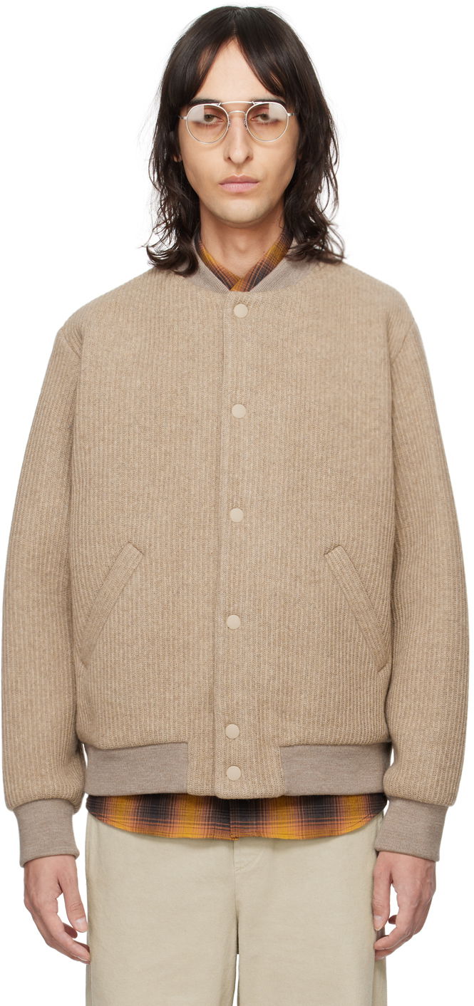 Bomber jakna A.P.C. Mick Bomber Jacket Bež | WOAQR-M02888