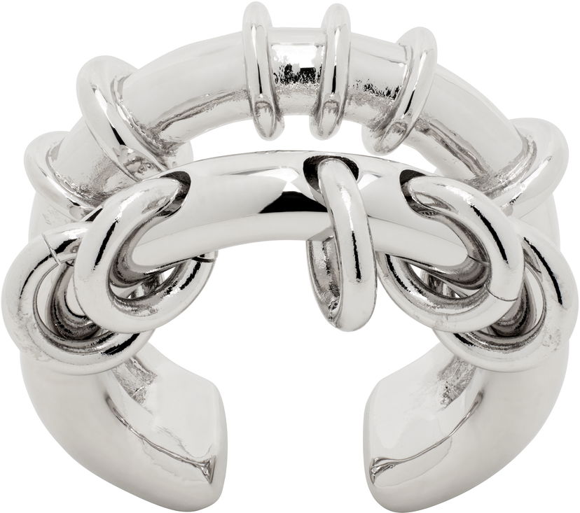 Prsten We11done We11done Double Hoop Ring Metalik | WD-AJ0-25-505-U-SV