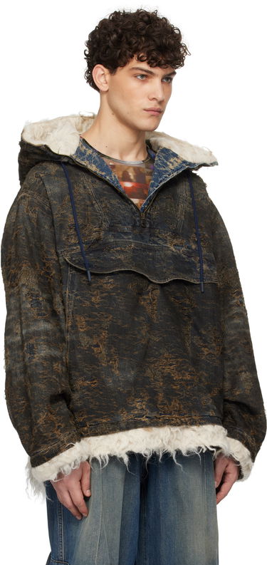 Vjetrovka Diesel Black D-Arak-Fsf Denim Jacket Crna | A15963-0ABCW-01, 1