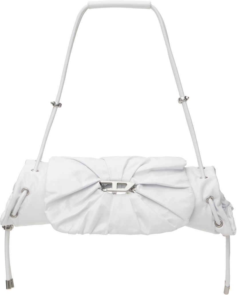 Ručna torbica Diesel Diesel Scrunch-D Shoulder Bag Bijela | X10331 P1003