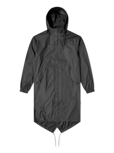 Parka Rains Fishtail Jacket Crna | 18010-01