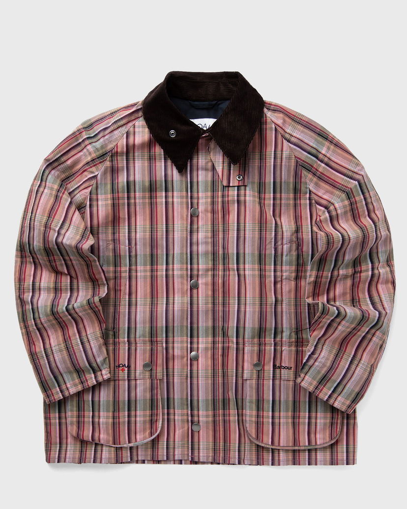 Jakna Barbour Noah Madras Bedale Jacket Ružičasta | MCA1056PI51
