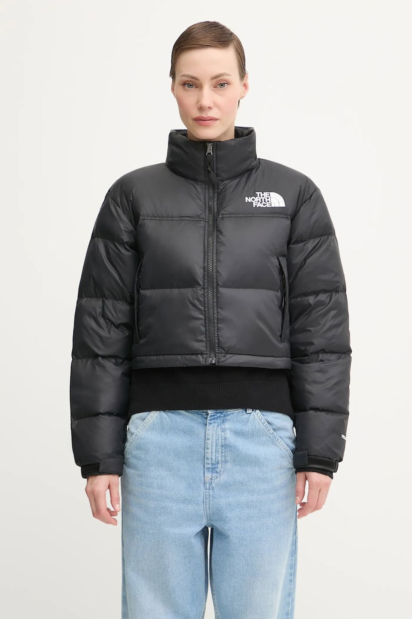 Pernata jakna The North Face The North Face Nuptse Cropped Puffer Jacket Crna | NF0A5GGEGOG1