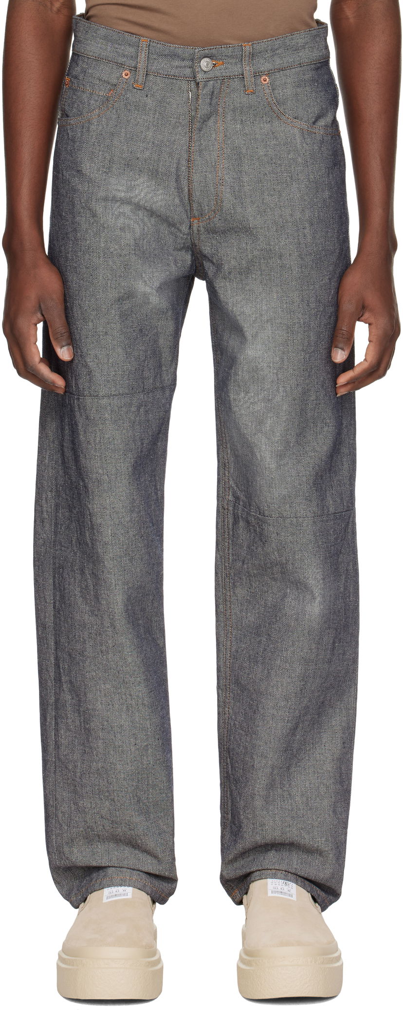 Jeans Maison Margiela MM6 Maison Margiela Straight-Leg Jeans Plava | SH0LA0018 M30015