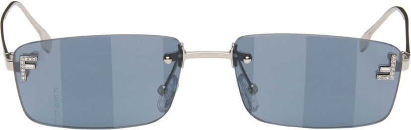 Sunčane naočale FENDI Fendi 'Fendi First' Crystal Sunglasses Siva | FE4172USM5416X 840126860498