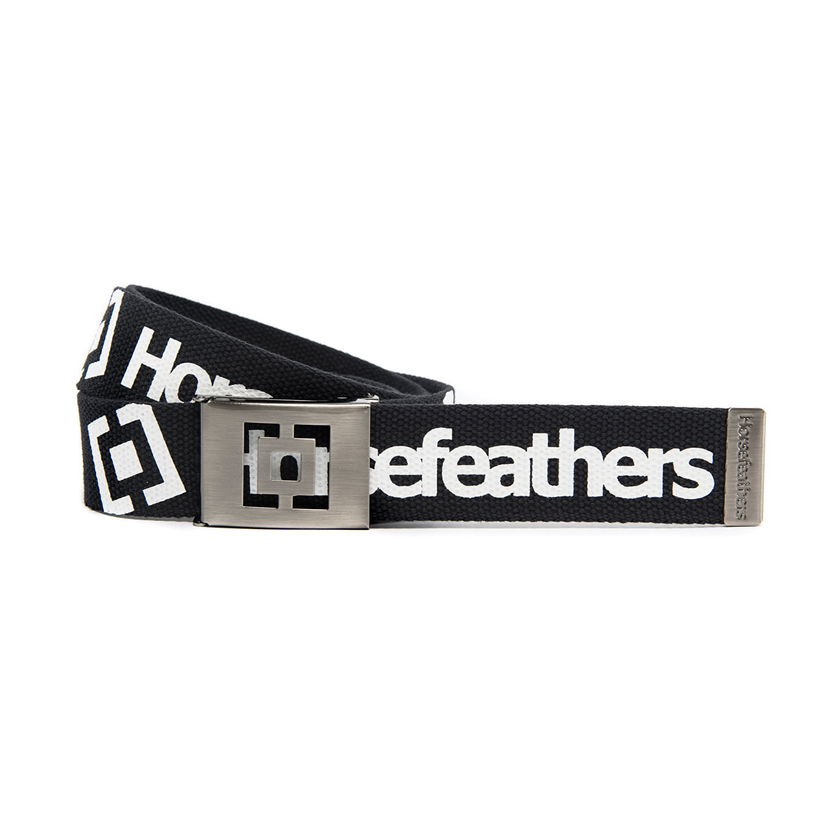 Pojasevi Horsefeathers Idol Belt B&W Crna | AA958K
