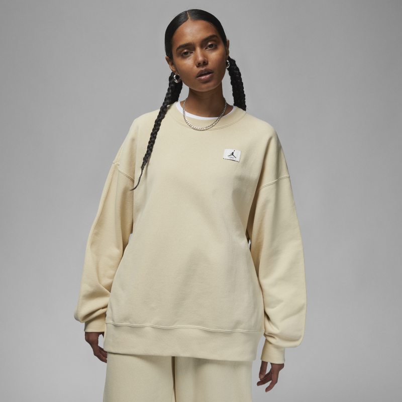 Dukserice Jordan Flight Fleece Crew Bež | DQ4599-234, 0