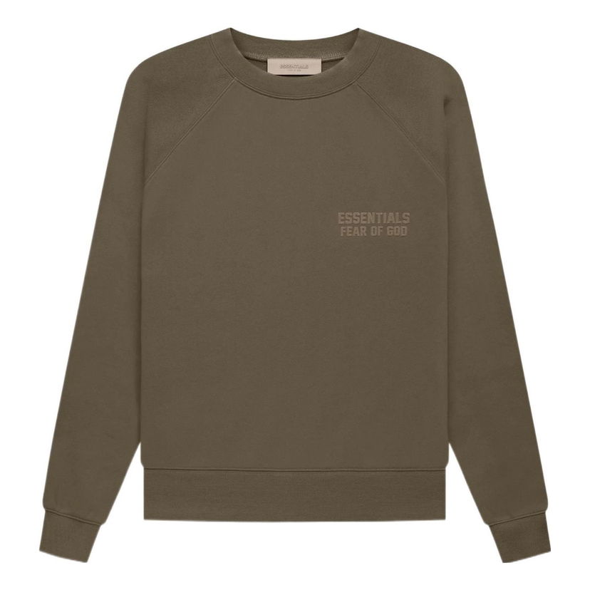 Džemper Fear of God Essentials by Fear Of God Crewneck Sweatshirt Zelena | FOG-FW22-407