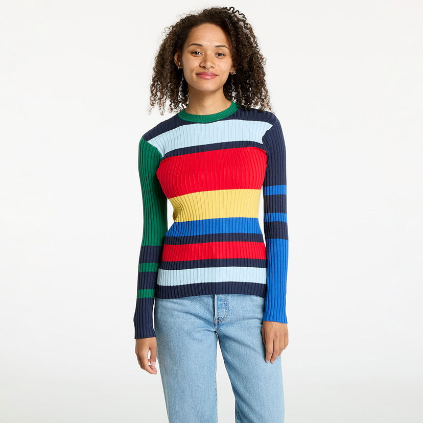 Džemper Wrangler Slim Rib Sweater Navy Tamnoplava | 112356485