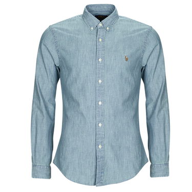 Košulja Polo by Ralph Lauren CHEMISE COUPE SLIM DENIM SHIRT Plava | 710548538001-NOS, 0