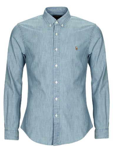 Košulja Polo by Ralph Lauren CHEMISE COUPE SLIM DENIM SHIRT Plava | 710548538001-NOS