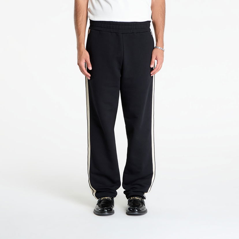 Trenirka Palm Angels Palm Angels Curved Logo Track Sweatpants Crna | PMCH02KF25FLE0011003
