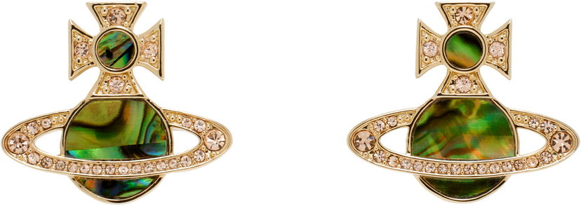 Naušnice Vivienne Westwood Vivienne Westwood Rina Orb Earrings Zelena | 6201036D-02R898-