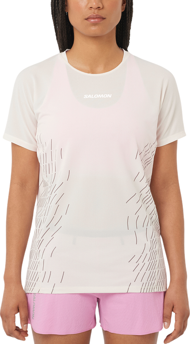 Majica kratkih rukava Salomon Salomon Sense Aero Graphic Short Sleeve T-Shirt Bijela | lc2698900, 0