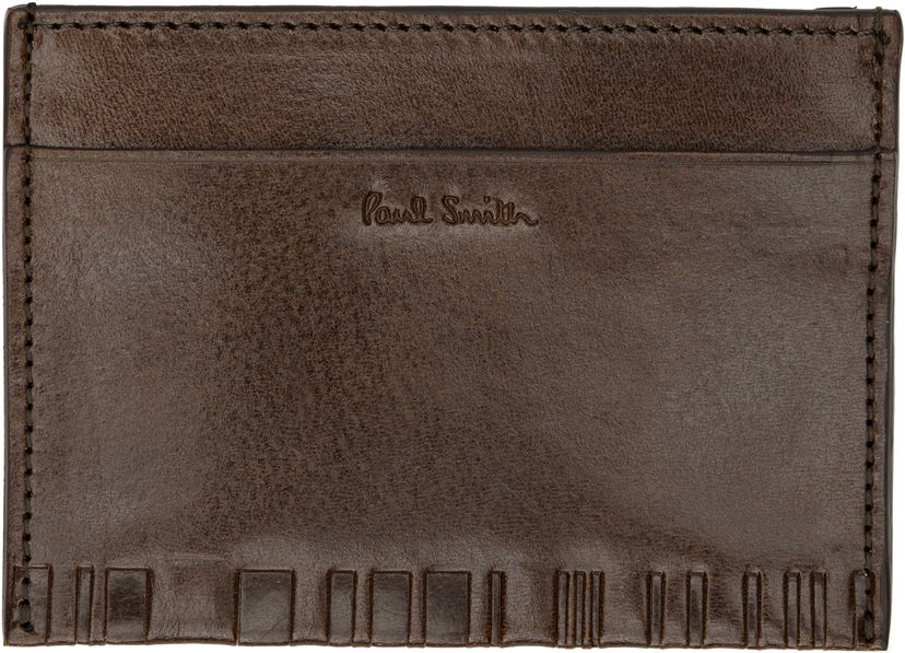 Novčanik Paul Smith Paul Smith Leather Shadow Stripe Card Holder Smeđa | M1A-8113-PSTFOE