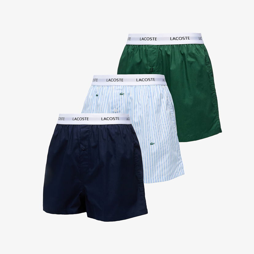 Bokserice Lacoste Lacoste 3-Pack Woven Boxers Višebojno | 7H9209 EIG
