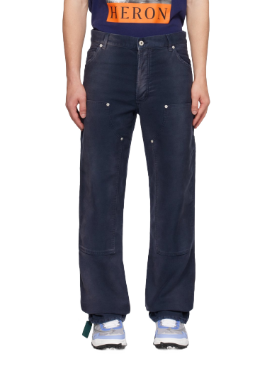 Hlače HERON PRESTON Carpenter Trousers Tamnoplava | HMCA027F23FAB0014600