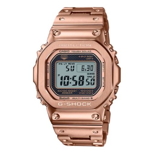 Satovi CASIO G-Shock Full Metal Tough Solar Bluetooth Multi Band 6 Watch Metalik | GMW-B5000GD-4